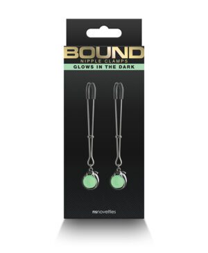 Bound Nipple Clamps - G1 - Gunmetal GID