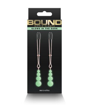 Bound Nipple Clamps - G2 Rose Gold GID