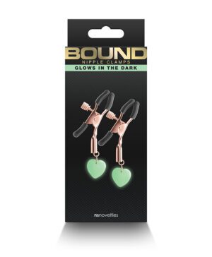 Bound Nipple Clamps - G3 Rose Gold GID