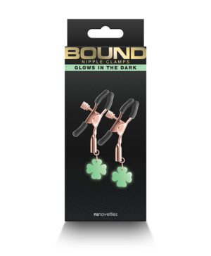 Bound Nipple Clamps - G4 Rose Gold GID