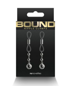 Bound Nipple Clamps - D1 - Gunmetal