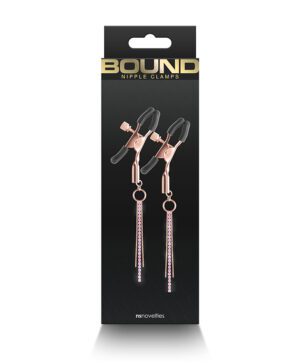 Bound Nipple Clamps - D3 - Rose Gold