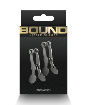 Bound Nipple Clamps - C1 - Gunmetal