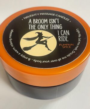 1.7 oz Massage Candle “A Broom” Pumkin Spice