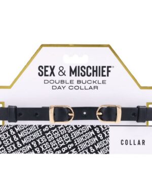 S&M Double Buckle  Day Collar