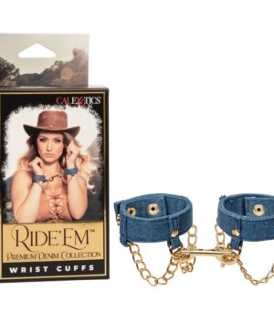 Ride ‘Em Denim Wrist Cuffs