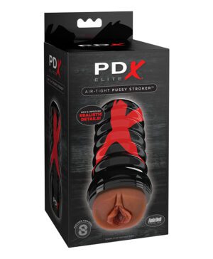 PDX Elite Air Tight Pussy Stroker Brown/Black
