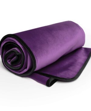 Fascinator Lush Throw  Purple Microvelvet - King Size