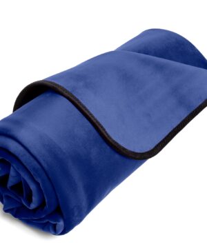 Fascinator Throw Royal Blue Microvelvet - Regular Size