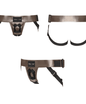 LEATHERETTE HARNESS CURIOUS - BRONZE