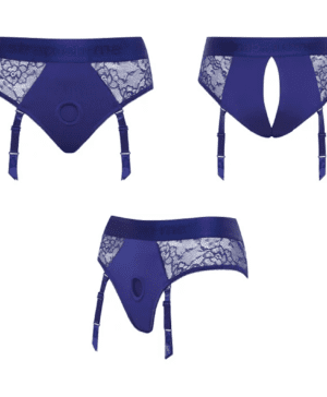 HARNESS LINGERIE DIVA - XL - NIGHT BLUE