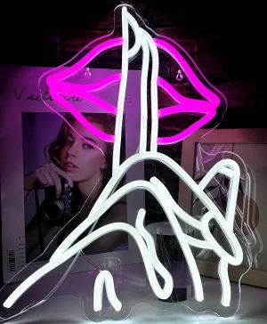 Secret Lips Neon Led Sign