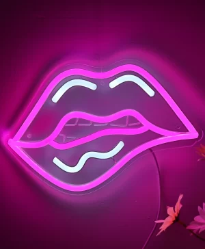 Biting Lips LED Neon