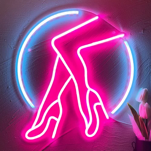 Beauty Legs Neon Led Bar Sign