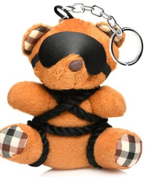 Bound Teddy Bear Keychain