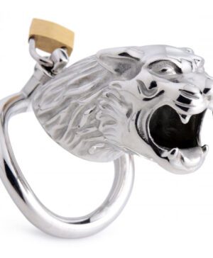 Tiger King Locking Chastity Cage