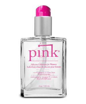 Pink Silicone 4oz Glass Bottle