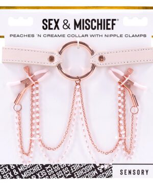 Peaches ‘n CreaMe Collar with Nipple Clamps