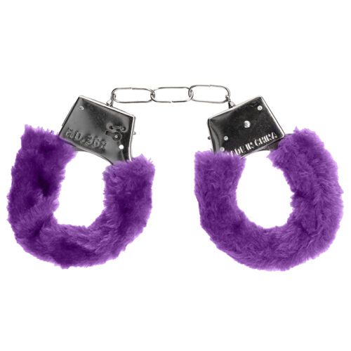 Beginners Handcuffs Furry Purple