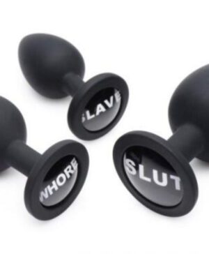 MS Dirty Words Anal Plug Set