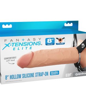 X-Tension Elite 8″ Silicone Hollow Strap-On Light
