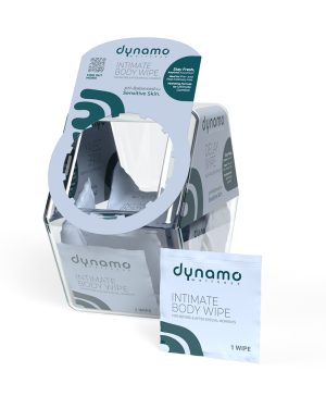 Dynamo Wellness Intimate Body Wipes Bowl of 100
